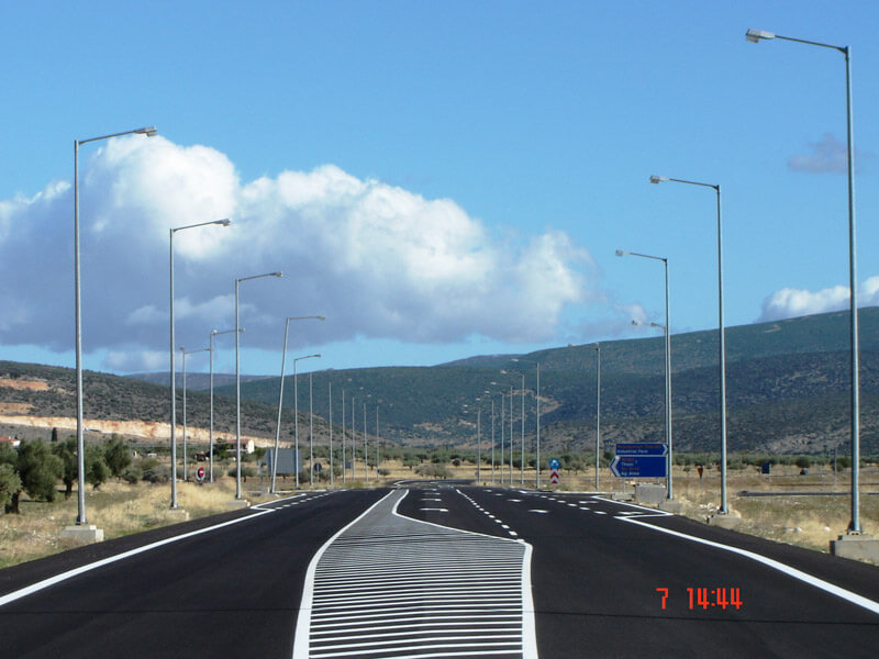 Construction of motorway session